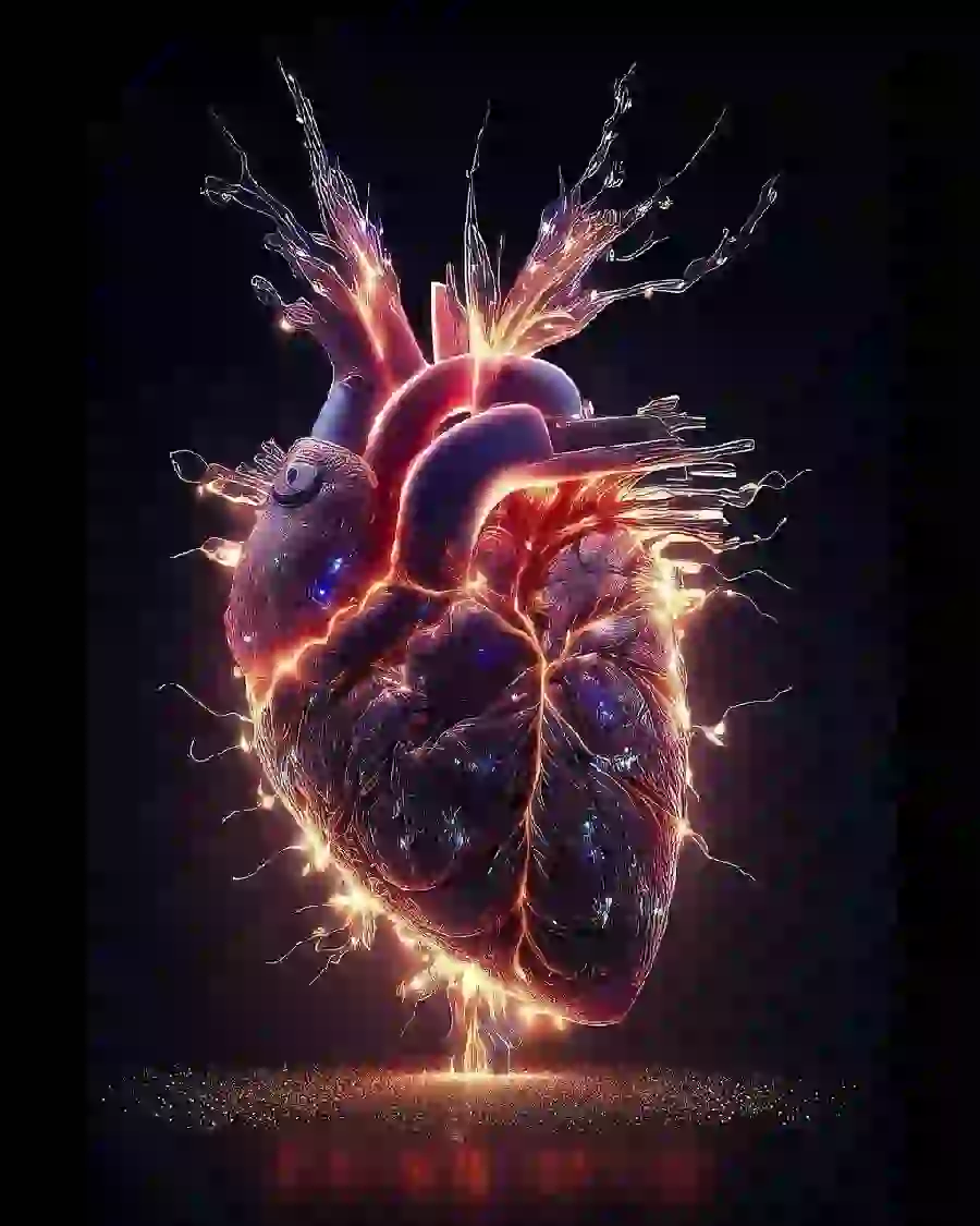 Beautiful and real heart profile photo