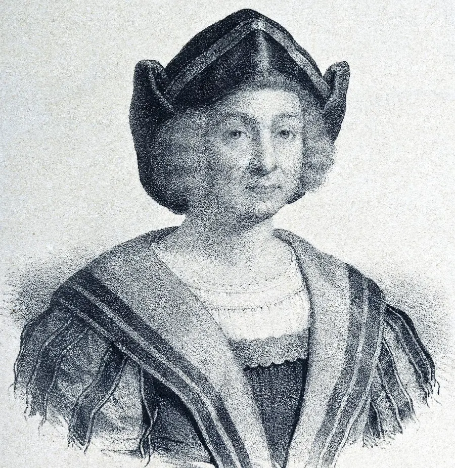 Painted Picture of Christopher Columbus the Explorer