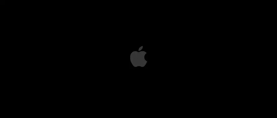 Simple Black Photo with Apple Design