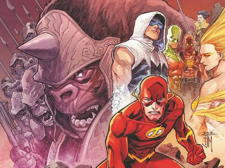 Very cool background from DC Flash Comics For printing