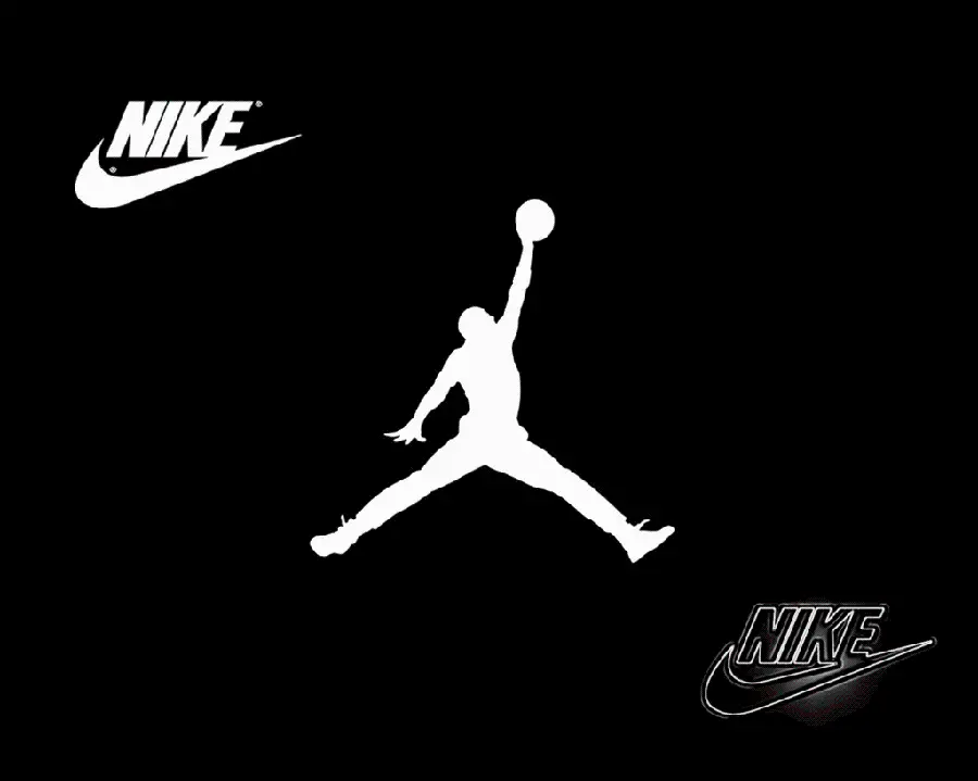 Nike Logo on Black Background Free Download High Quality