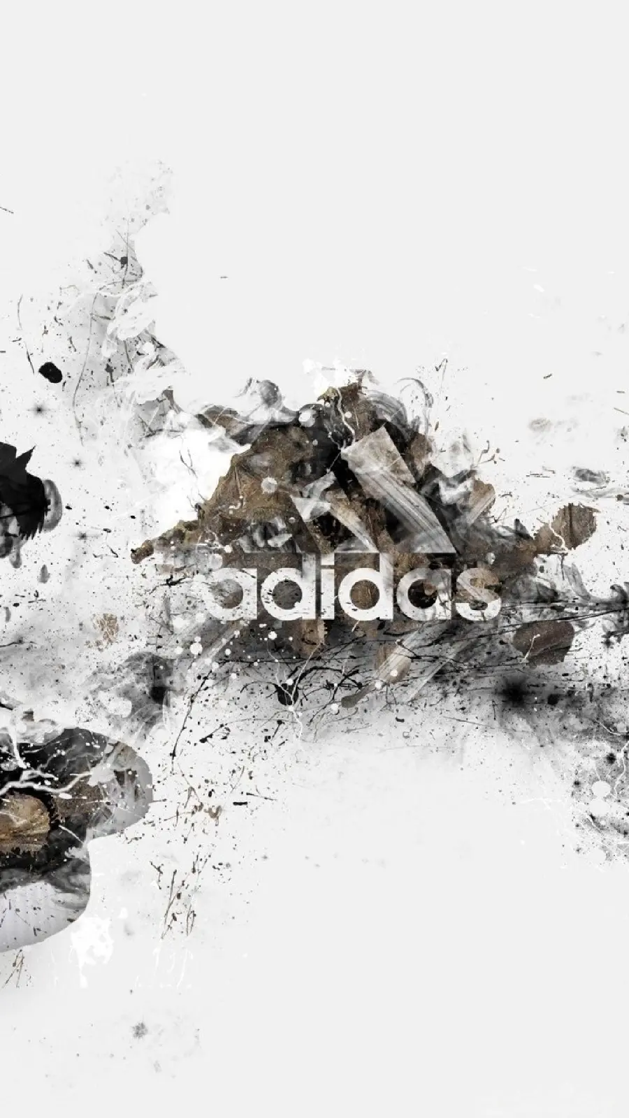 Download white background photo of Adidas logo