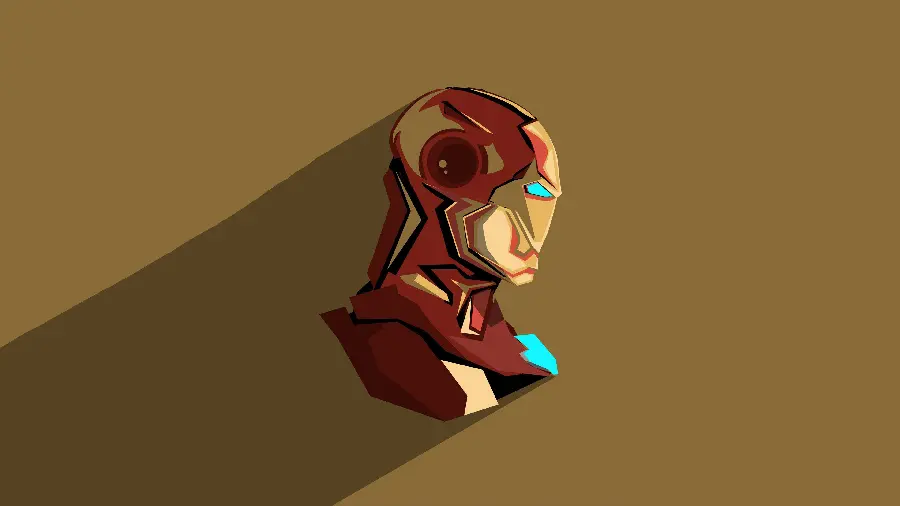 Minimal Iron Man Wallpaper with Pleasant Resolution