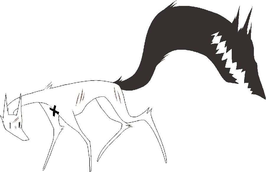 Background of a black and white wolf painting PNG