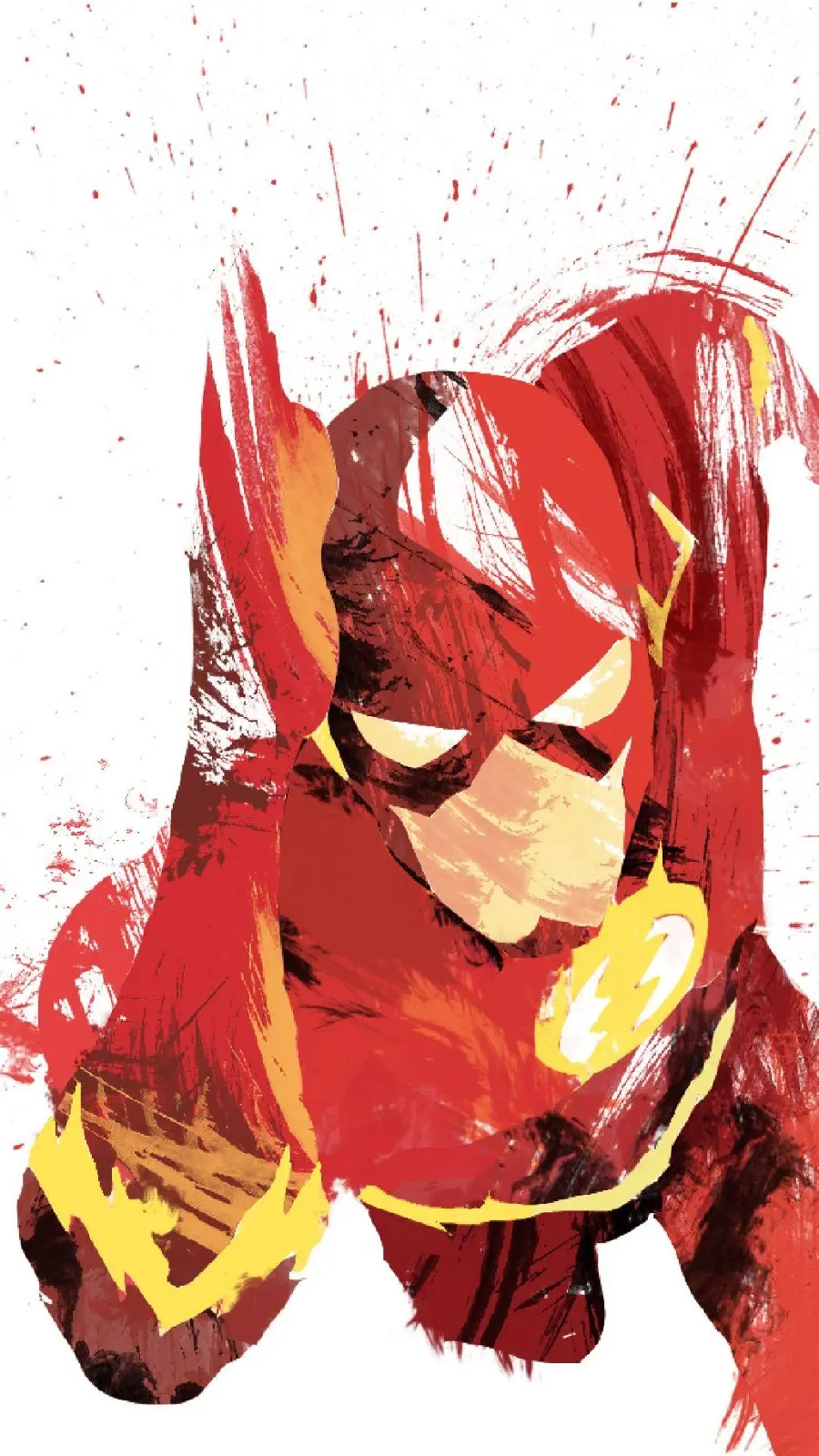 Drawing The Flash Wallpaper For Phone