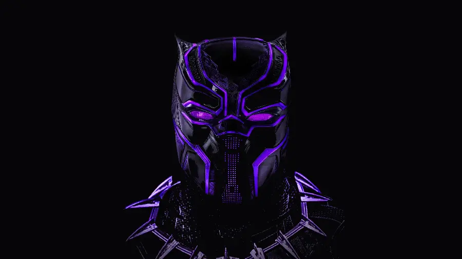 Black Panther King Background Wallpaper