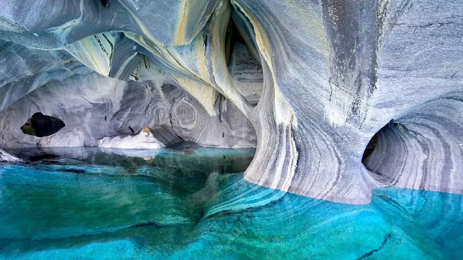 Download free desktop photo of lake and cave