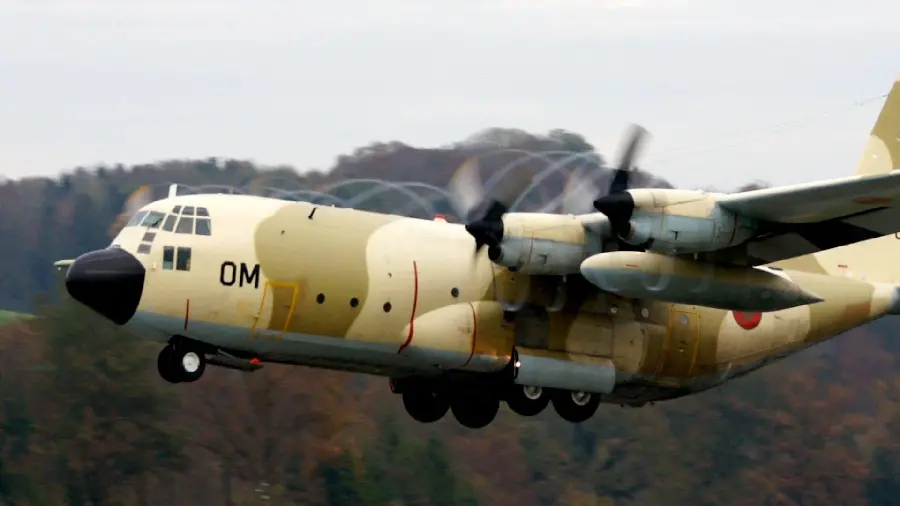 Background image of Hercules C 130 for military aircraft enthusiasts