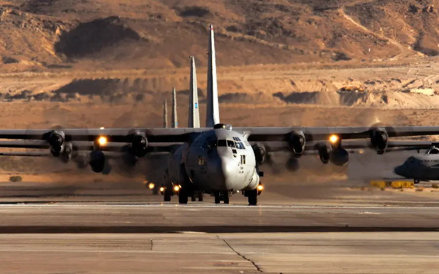 Hercules C 130 background image for fans of this military aircraft