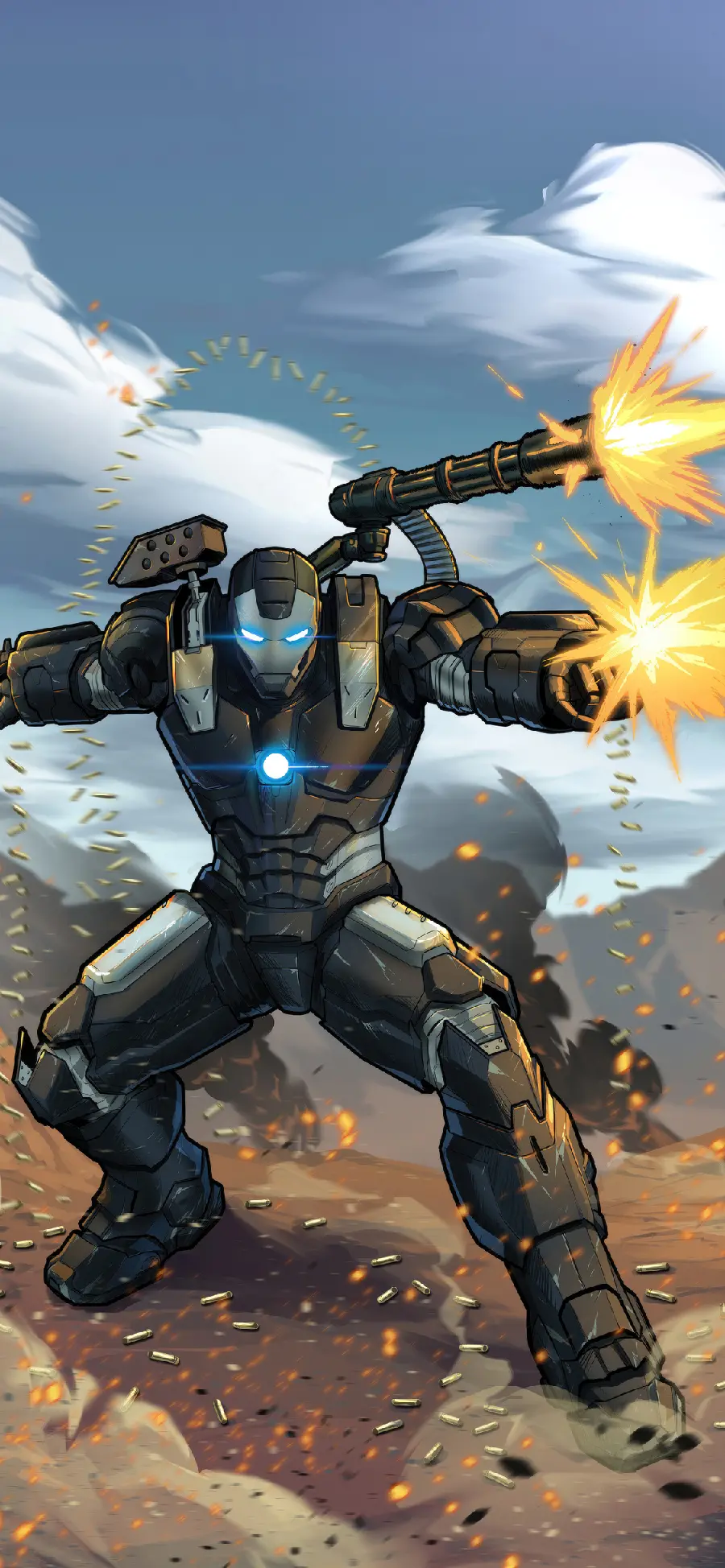 Fantastic image of war machine for iPhone