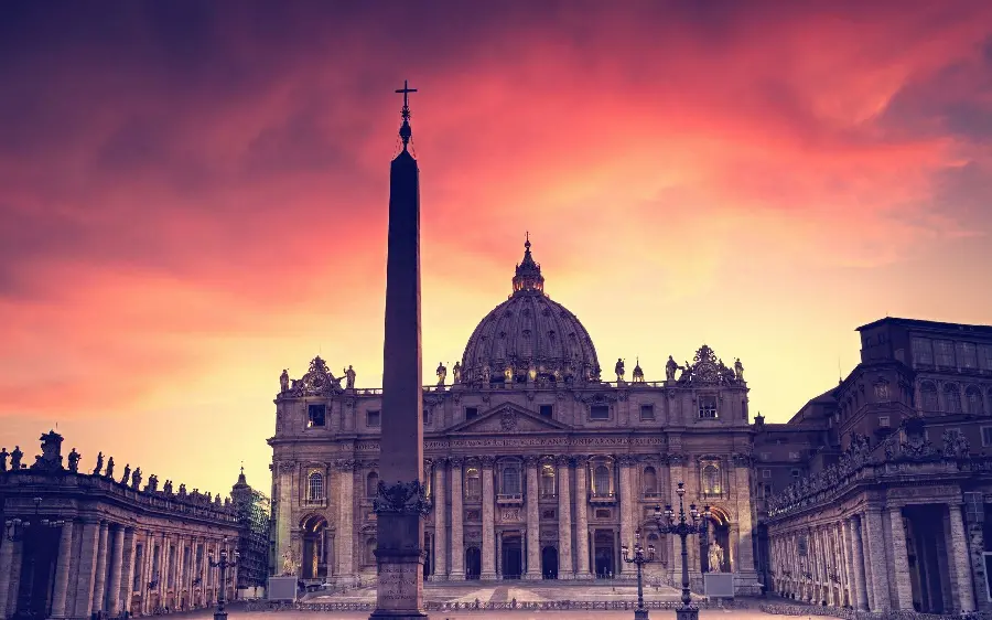 Picture of the Vatican Church, the center of Catholic Christianity