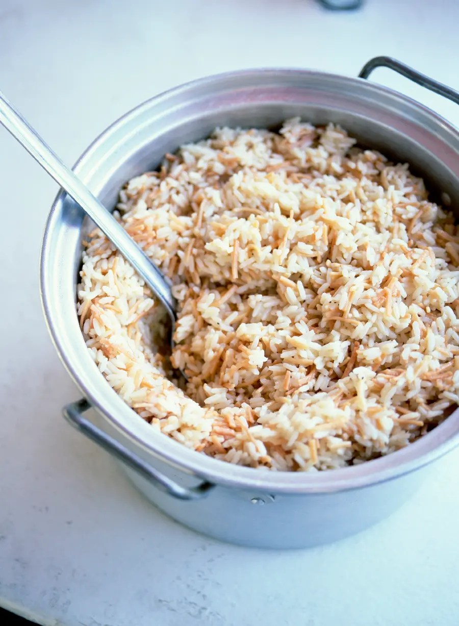 Download interesting stock photo of simple rice in a bowl