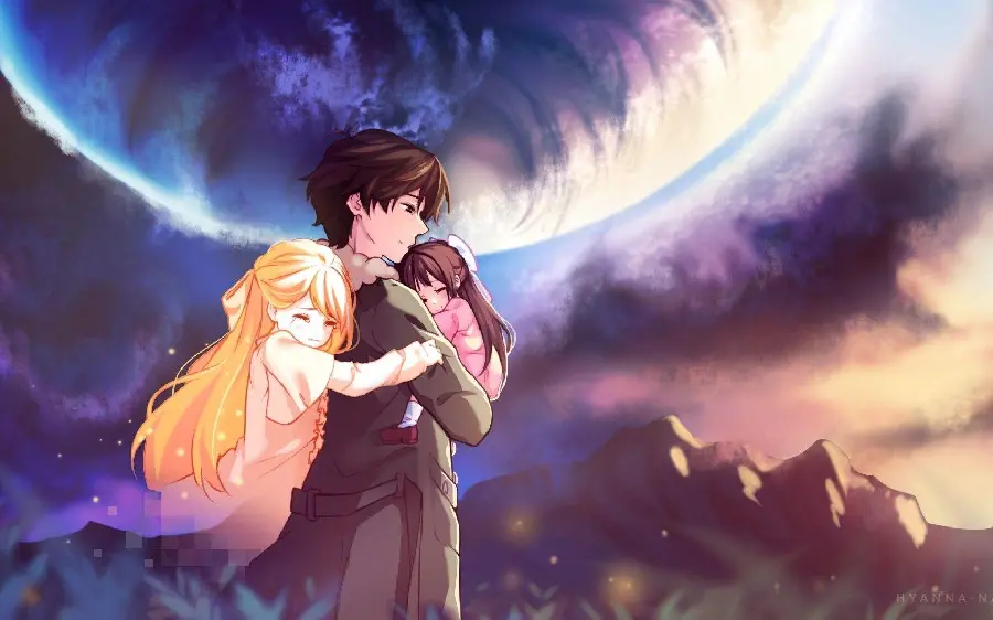 Download full HD anime family wallpaper