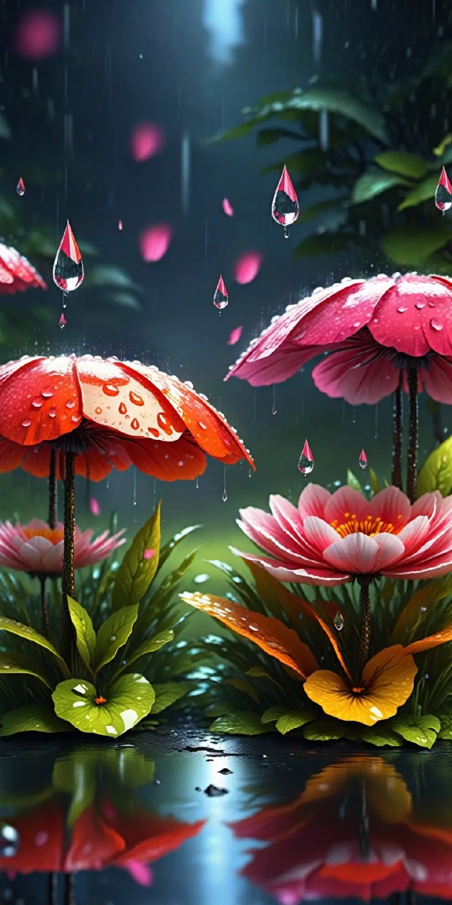 Photo generated with artificial intelligence for phone wallpaper