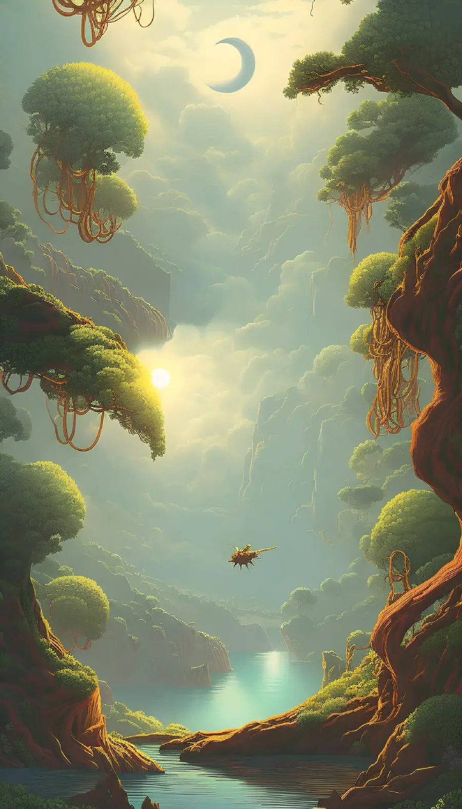 Image of the Earth Artificial intelligence generated wallpaper for your phone