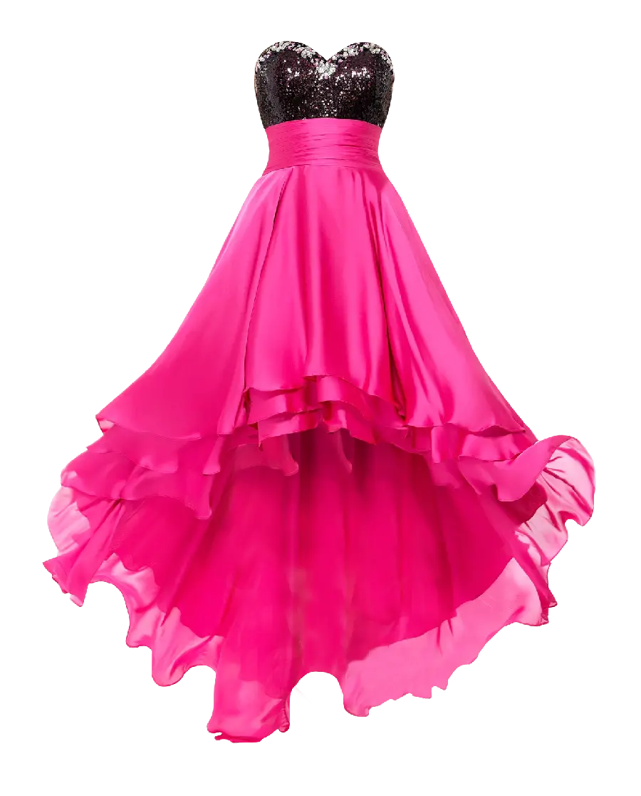 Luxury Evening Dress Model Beautiful and Simple Color Combination PNG