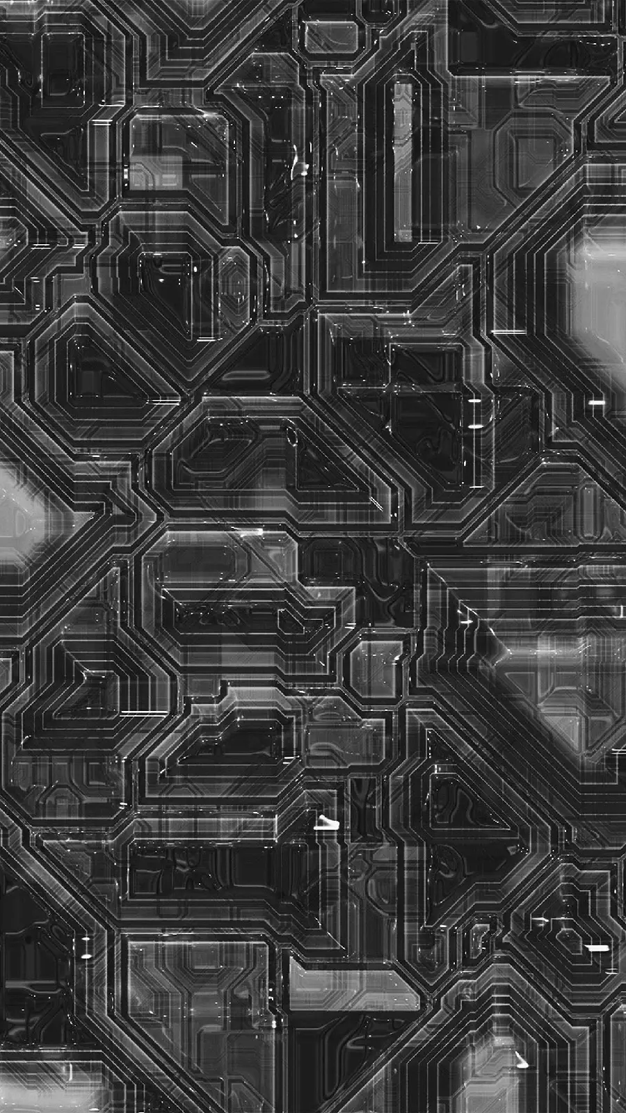 Black and white image of iPhone optical circuit