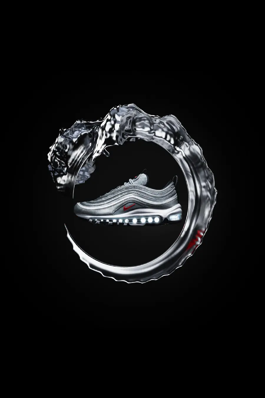 Nike Shoes Photo Suitable for Instagram Highlight and Black Background