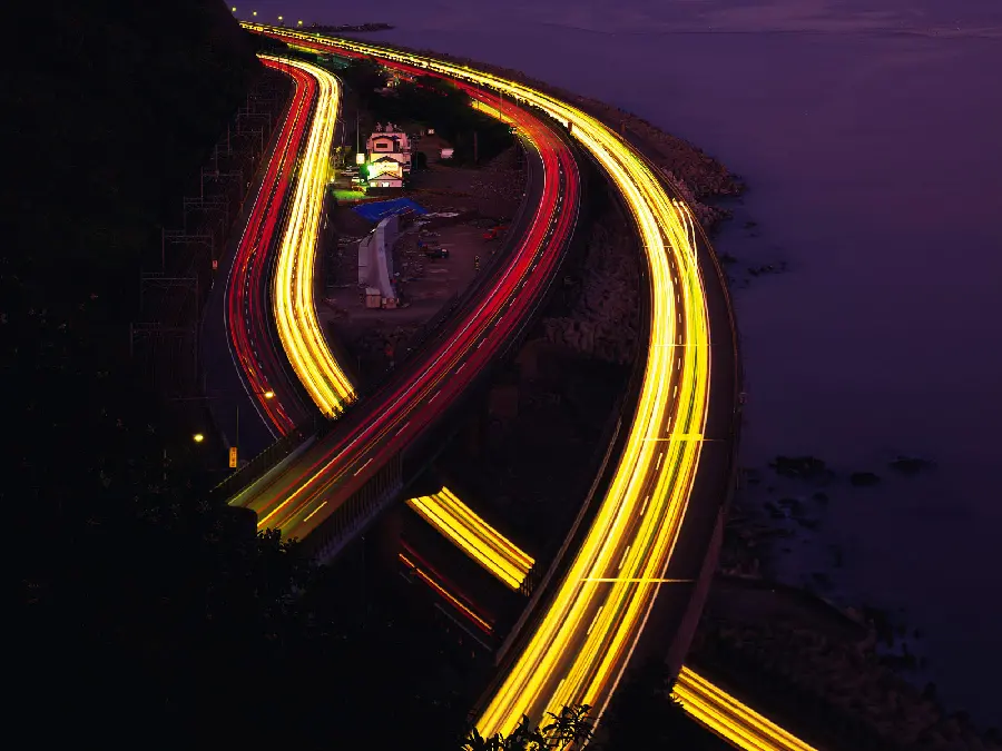 Road photo from above