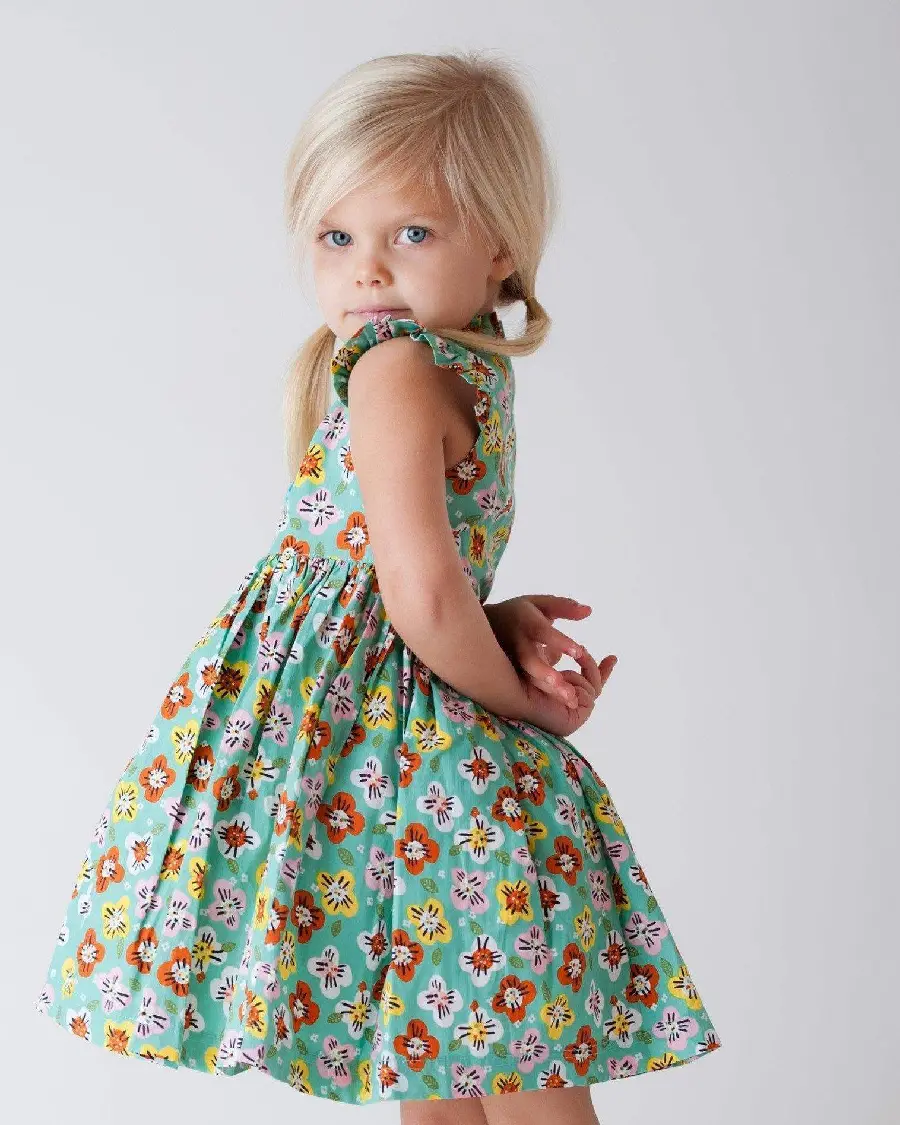 Girl's evening dress photo