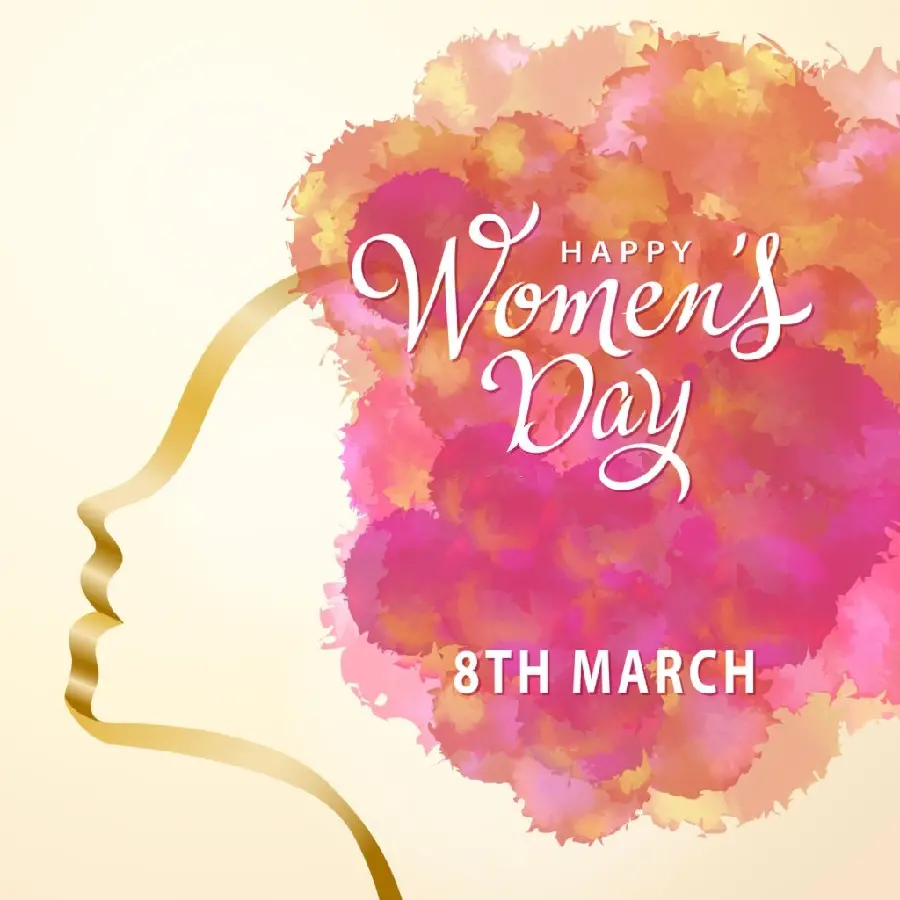 Photo of congratulations on Women's Day on social networks