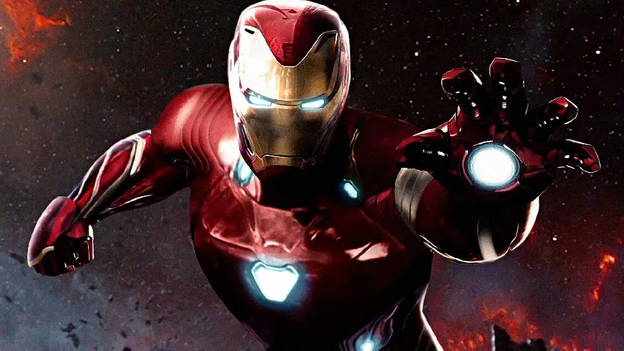 Interesting and spectacular background for desktop from Iron Man 2024