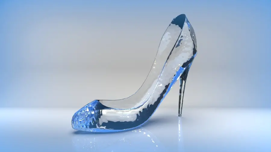 Download high quality and free Cinderella real shoe photo suitable for profile