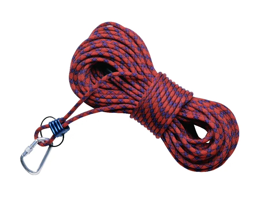 Photo of rope and mountaineering equipment and sports equipment