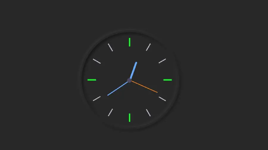 Analog Clock Background Image