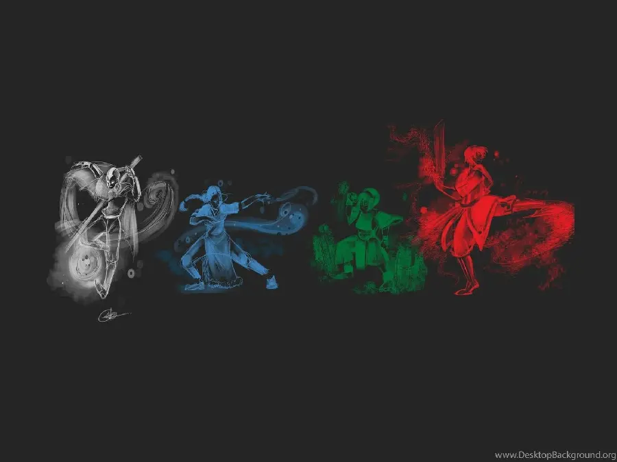 Background of avatar elements in human character design