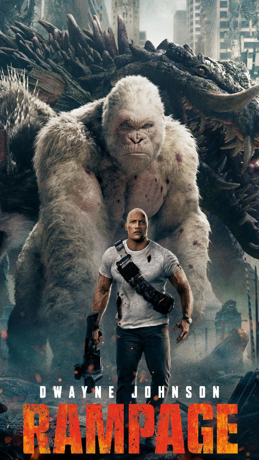 Poster of the movie White Gorilla with the Rock
