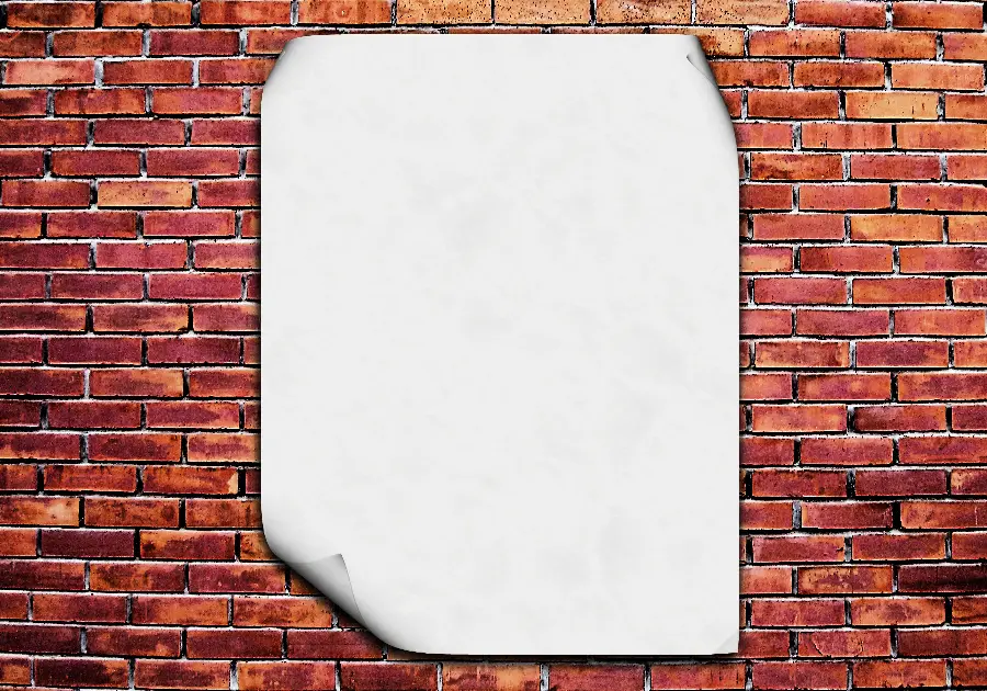 Ready-made template for white paper design text