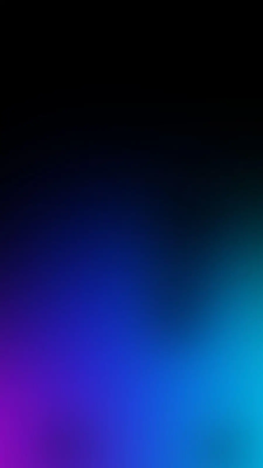 Blue Purple Green Gradient on Black Background