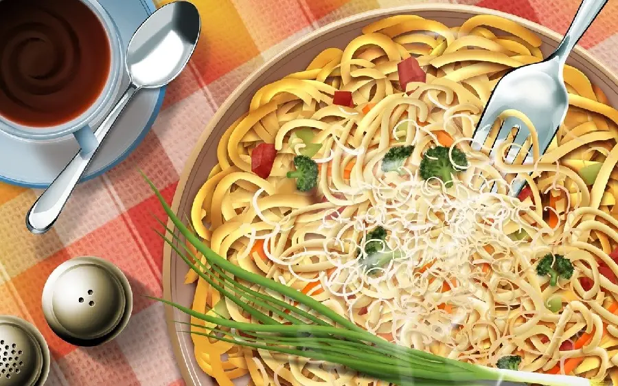Pasta picture is an Italian food