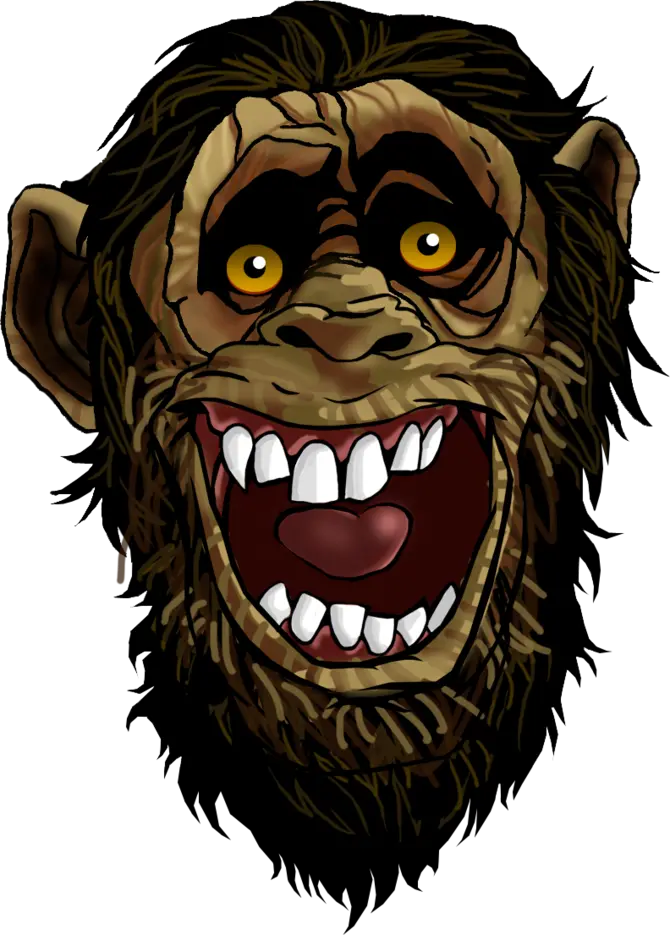 Scary Chimpanzee Profile Picture png