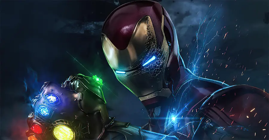 Iron Man and Thanos download high quality image