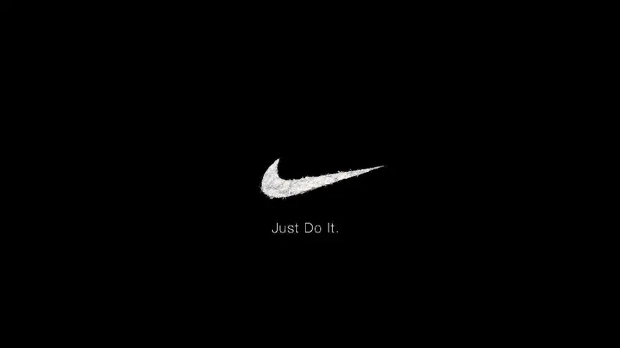Nike White Logo Photo