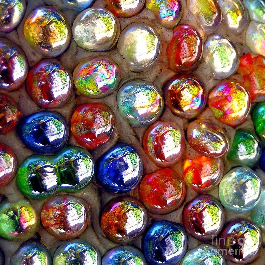 Download Colorful Glass Marble Background