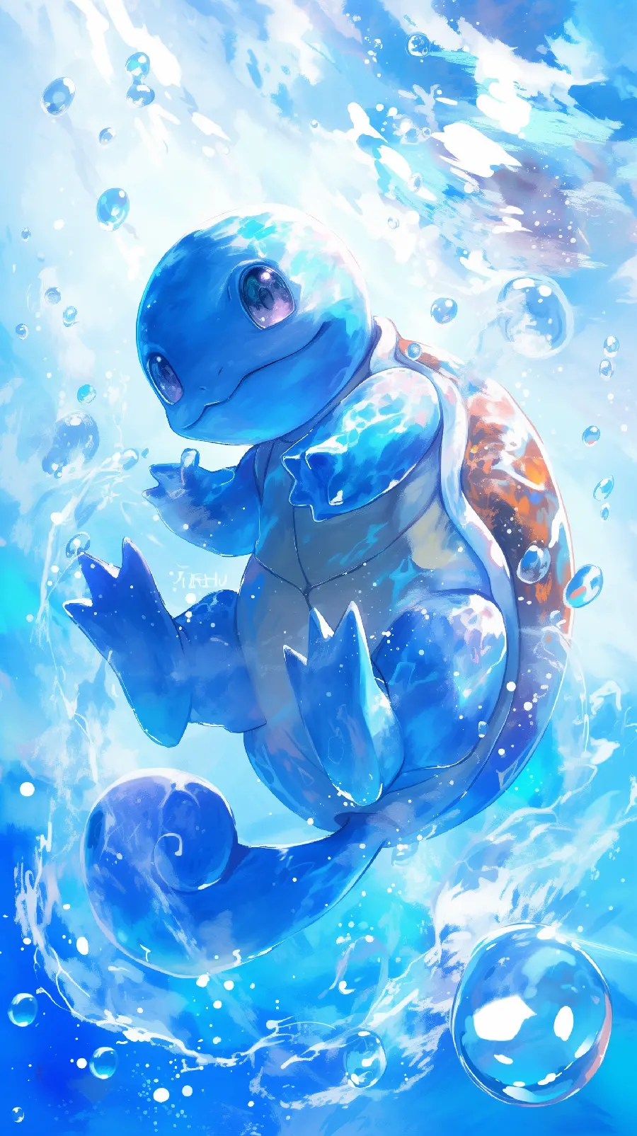 Cute Girly Little Turtle Wallpaper