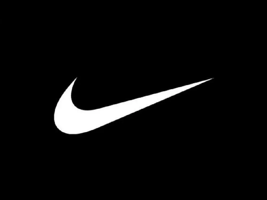 Large White Nike Logo Wallpaper for Computer Desktop and Laptop