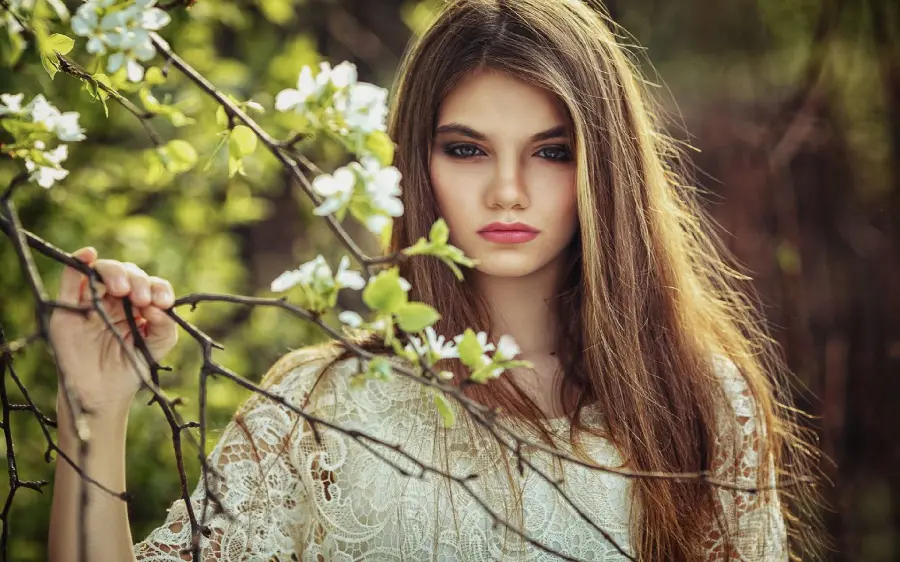 Beautiful woman photo for insta