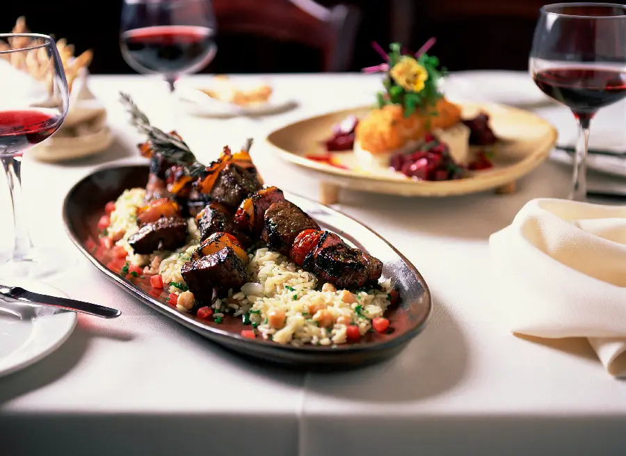Food background photo One with a luxurious and classy layout