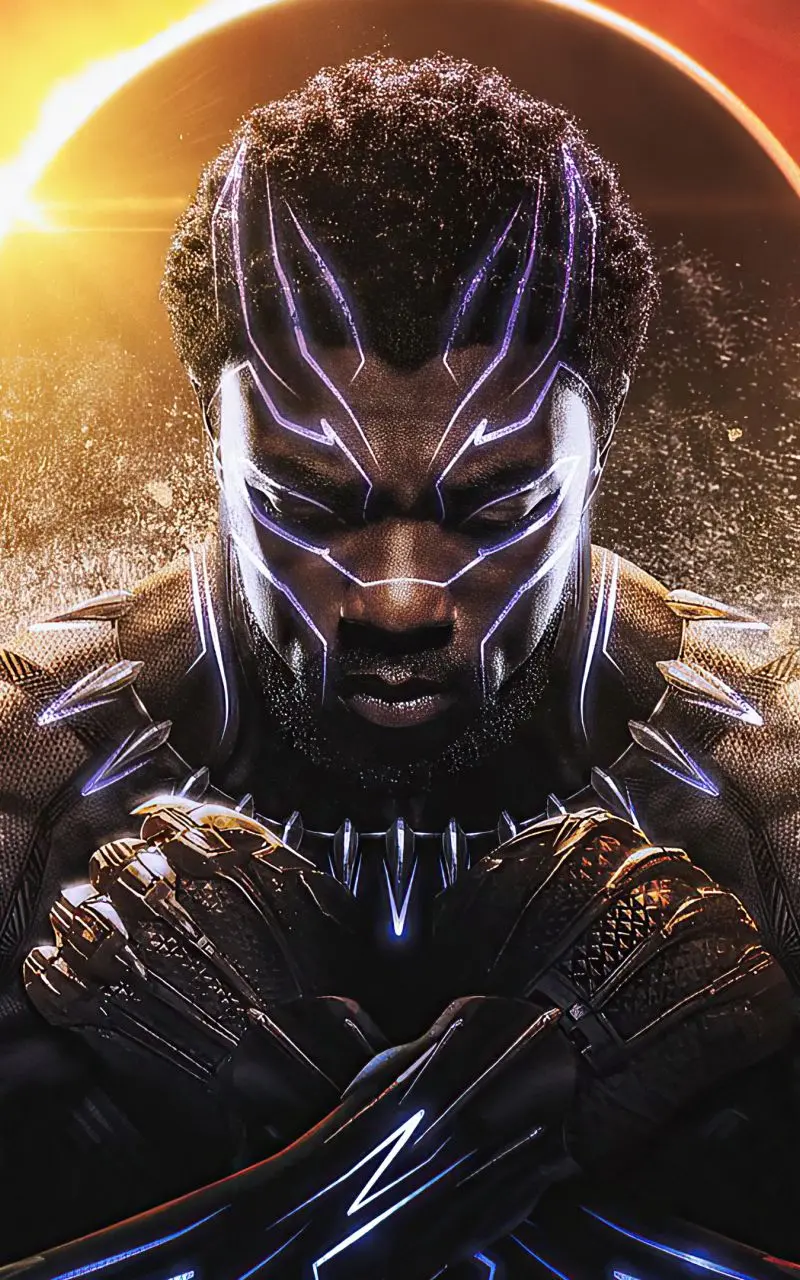 Black Panther King Wallpaper