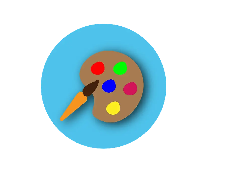 Download PNG Painting Palette Logo Cut Out