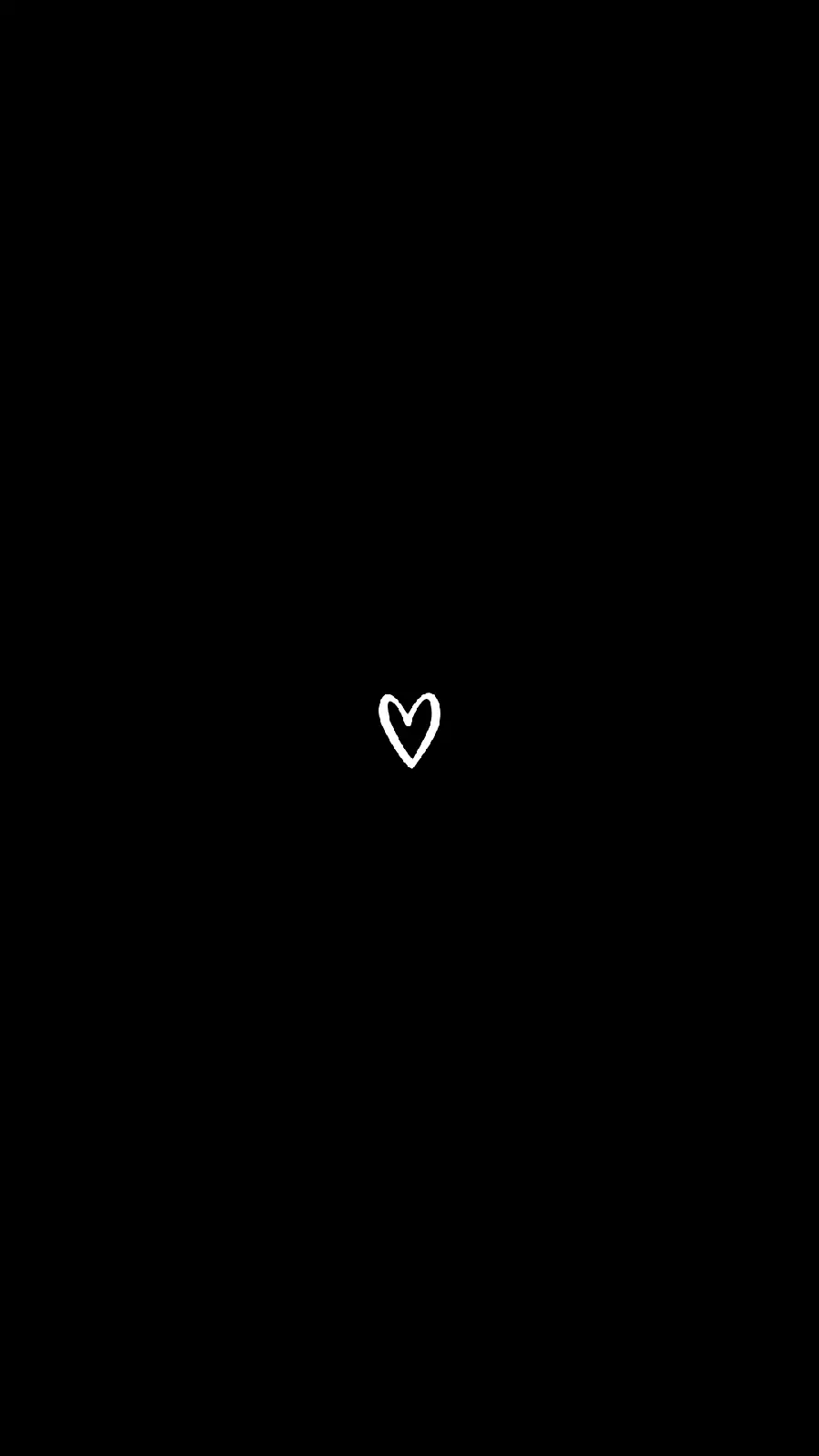 Black and Heart Cute Background