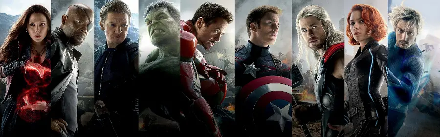 Avengers Superheroes Image for Dual Screen Avengers