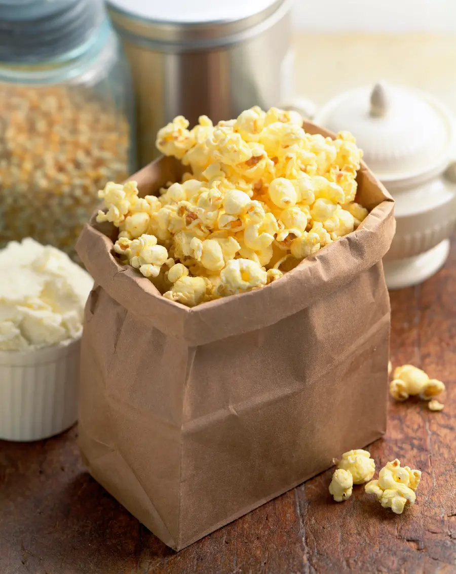 Food and Popcorn Food Background