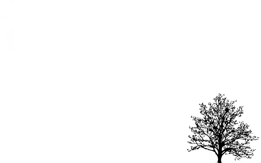 Black and White Photo Layered Design Arbor Day Banner