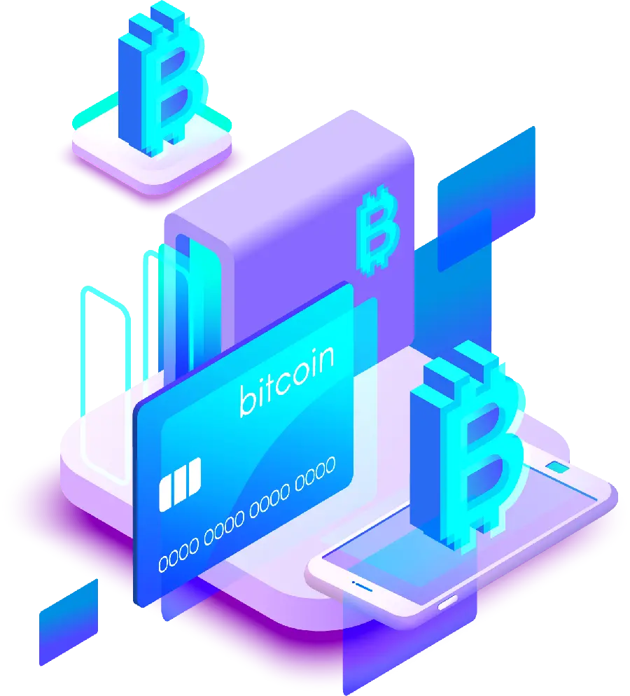 Card reader and digital currency wallpaper in png