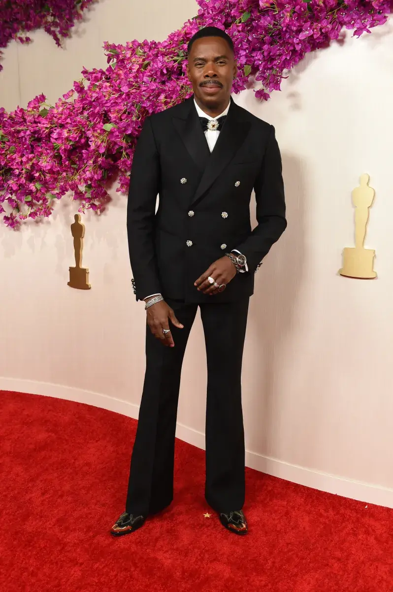 Colman Domingo photo on the red carpet of the Oscars 2024
